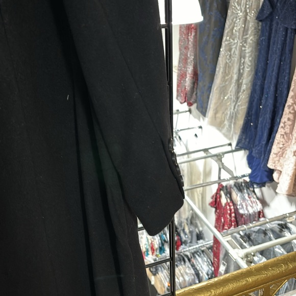 NWT,Anne Klein Single-Breasted Walker Coat,black - Picture 17 of 17